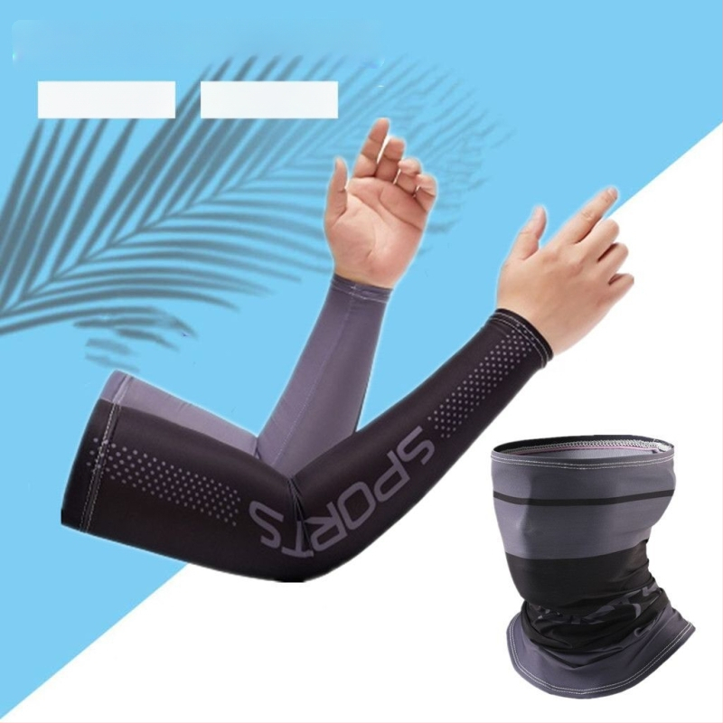 Vīriešu Ice Silk roku piedurknes – vasara 2021, Poliesteris 71–80%, Nilon 61–70%, Zīmols KSHWPP