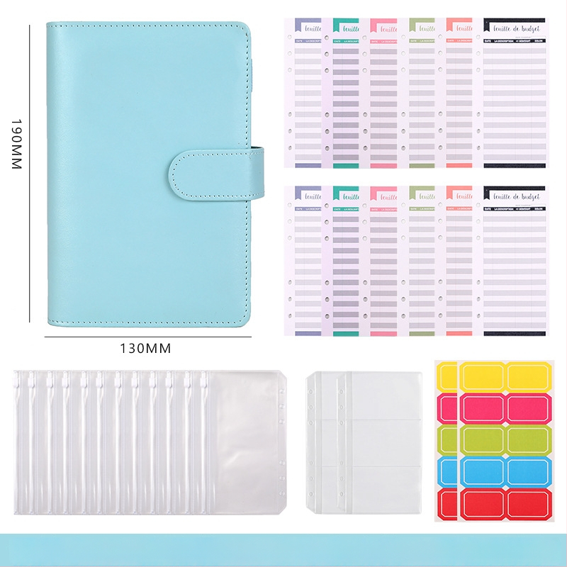 Макарон стил записник с разгъваеми листове и PU кожена подвързия, Dowling хартия, 80 г/м², 100–200 страници