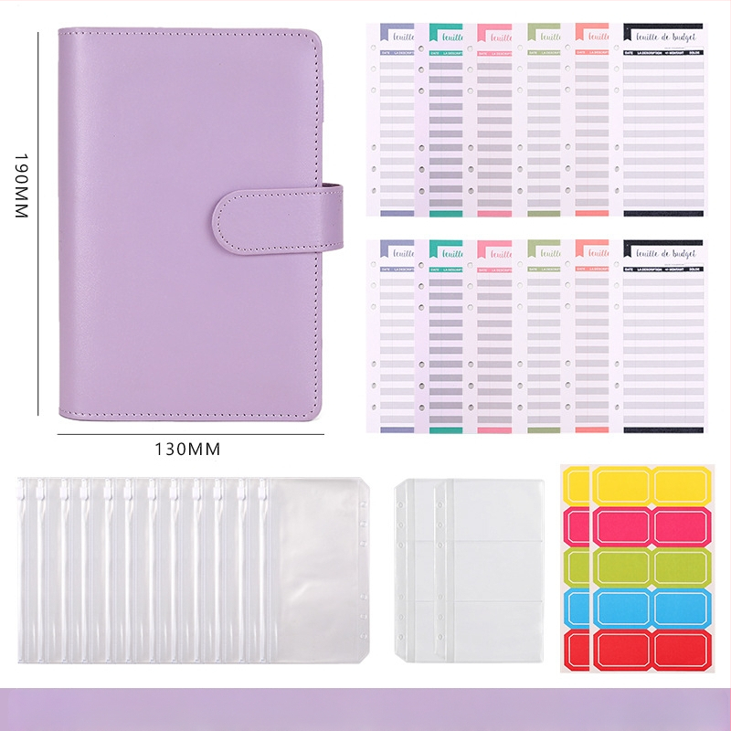 Макарон стил записник с разгъваеми листове и PU кожена подвързия, Dowling хартия, 80 г/м², 100–200 страници