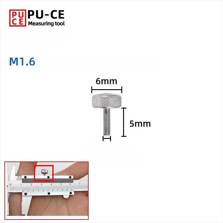 Комплект фиксиращи винтове за верньер штангенциркул — заключващи винтове за дигитална висотомярка и дълбочиномер