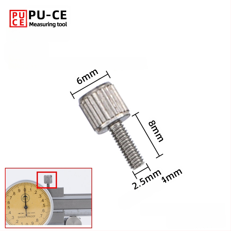 Комплект фиксиращи винтове за верньер штангенциркул — заключващи винтове за дигитална висотомярка и дълбочиномер