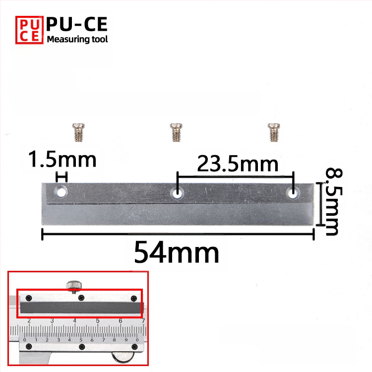 Комплект фиксиращи винтове за верньер штангенциркул — заключващи винтове за дигитална висотомярка и дълбочиномер