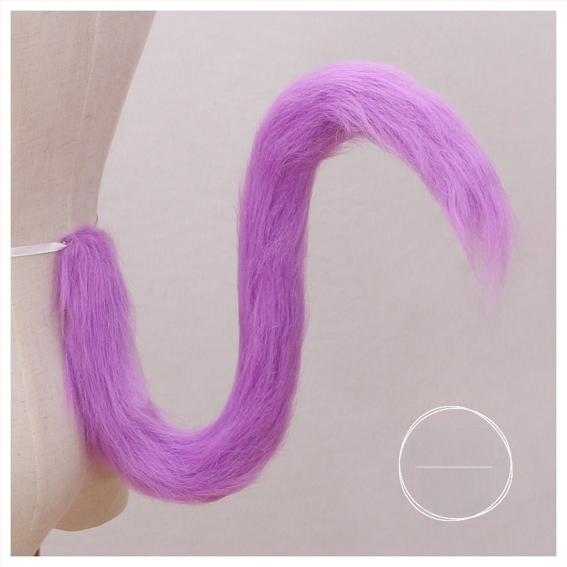 Plüüžist cosplay ripats käsitsi valmistatud kaķa ausīm ja sabaga, valmistatud Hiinas