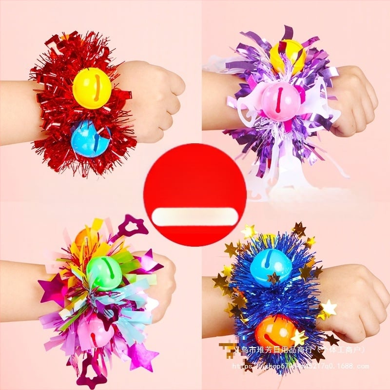 Еластично цветче за китка със звънче за детски танцови представления