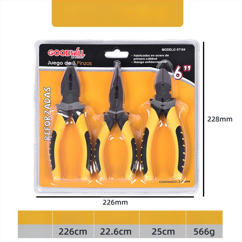 Индустриално качество клещи за рязане, марка Other, дължина на главата 65 мм