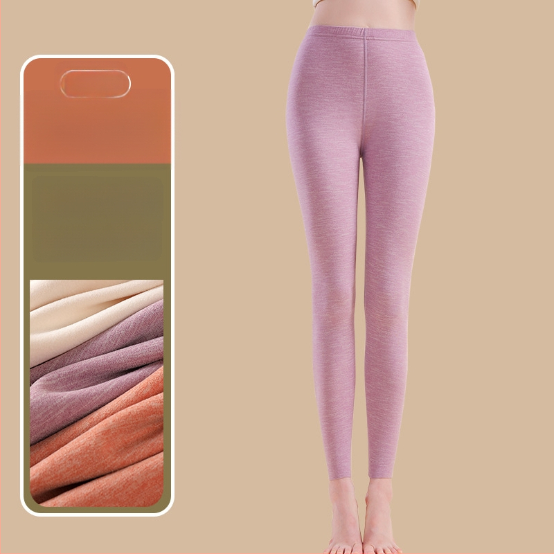 Siltuma šķiedras termālās bikses ar spandexu, brīvā piegriezuma, vidēja biezuma, saglabā siltumu