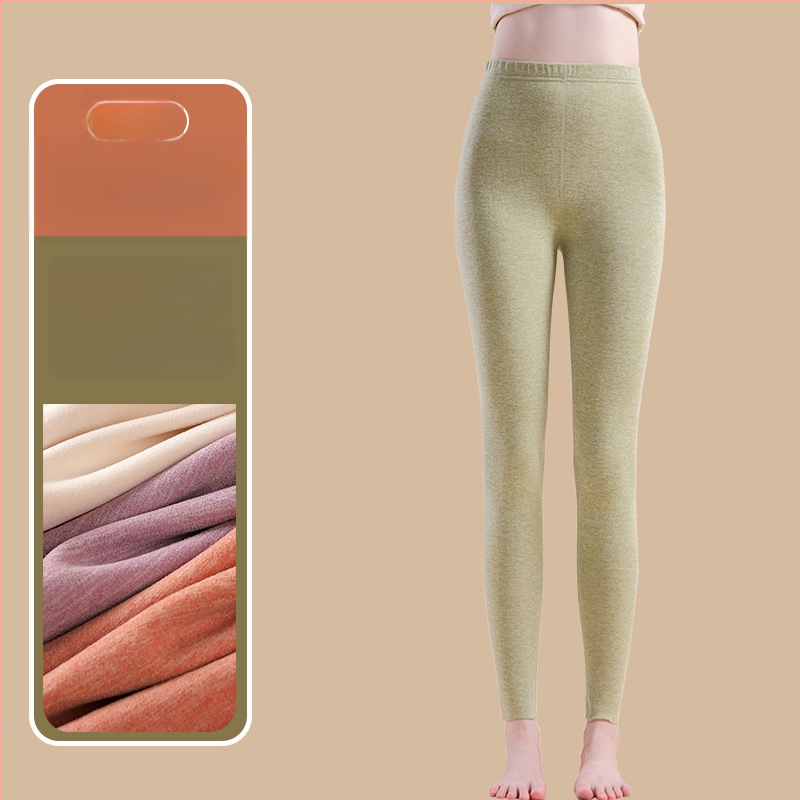 Siltuma šķiedras termālās bikses ar spandexu, brīvā piegriezuma, vidēja biezuma, saglabā siltumu