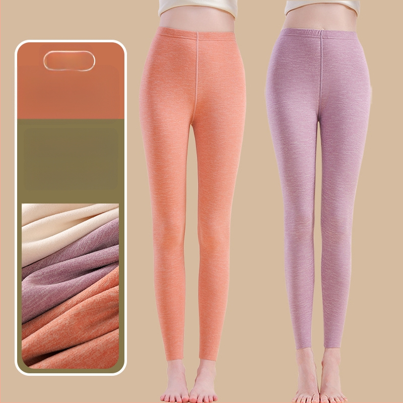 Siltuma šķiedras termālās bikses ar spandexu, brīvā piegriezuma, vidēja biezuma, saglabā siltumu