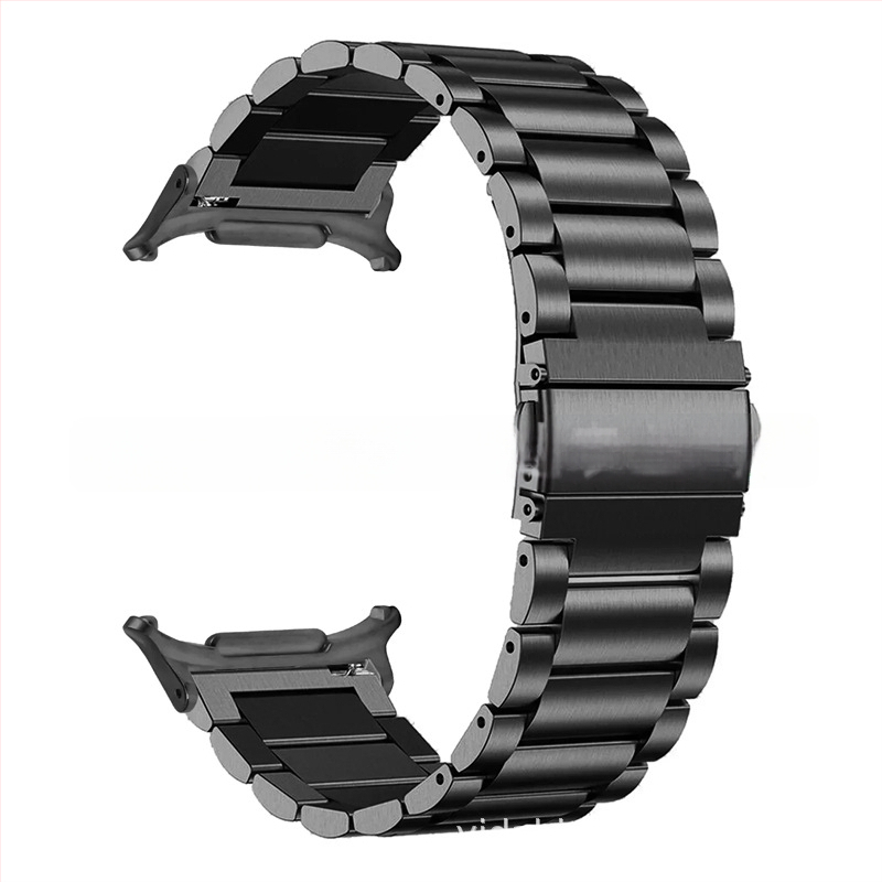 Nerūdijančio plieno apyrankė Samsung Galaxy Watch7 Ultra, sulankstomas užsegimas, verslo stilius, svoris 100 g