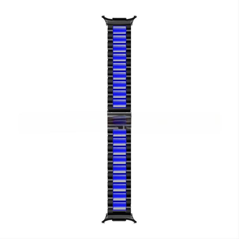 Nerūdijančio plieno apyrankė Samsung Galaxy Watch7 Ultra, sulankstomas užsegimas, verslo stilius, svoris 100 g