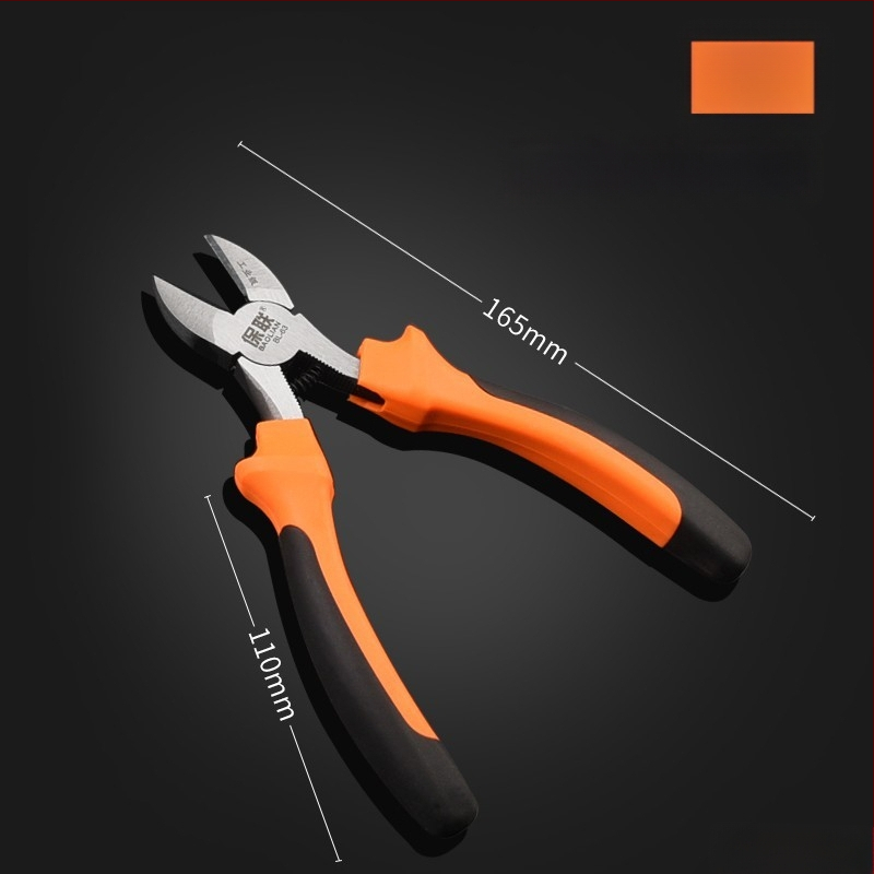 Клещи с игловиден нос и диагонален нос за електротехници, спестяващи усилия, индустриално качество, ръчни клещи