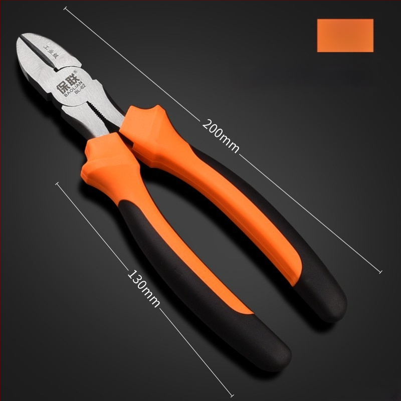 Клещи с игловиден нос и диагонален нос за електротехници, спестяващи усилия, индустриално качество, ръчни клещи