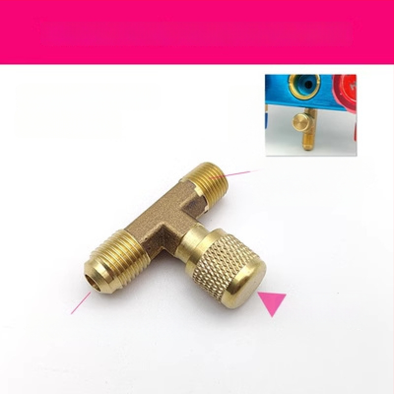 Συσκευή βαλβίδων: διακόπτης και τριόδρομη βαλβίδα, πιεσόμετρο, οπτικό παράθυρο ψυκτικού, εκκενωτικό βαλβίδας