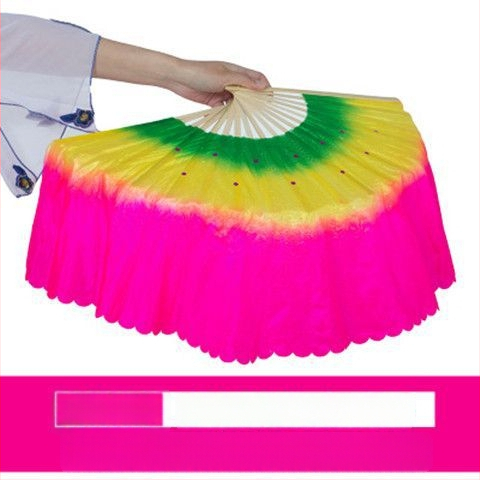 Двустранен Yangko танцов фен за изпълнение, сценичен реквизит, марка Unique, пуснат лято 2021