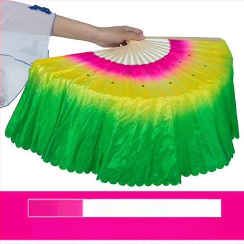 Двустранен Yangko танцов фен за изпълнение, сценичен реквизит, марка Unique, пуснат лято 2021