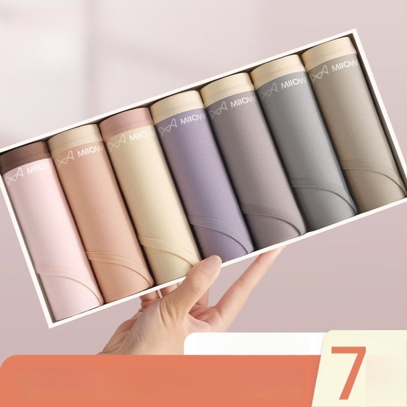 Női antibakteriális pamut alsónemű középmagas derékkal, légáteresztő pamut a lágyéknál, 90–95% pamut, kényelmes háromszög fazon