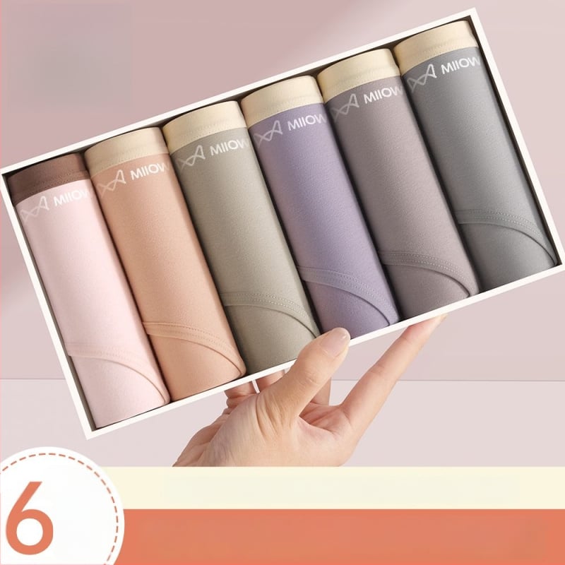 Női antibakteriális pamut alsónemű középmagas derékkal, légáteresztő pamut a lágyéknál, 90–95% pamut, kényelmes háromszög fazon