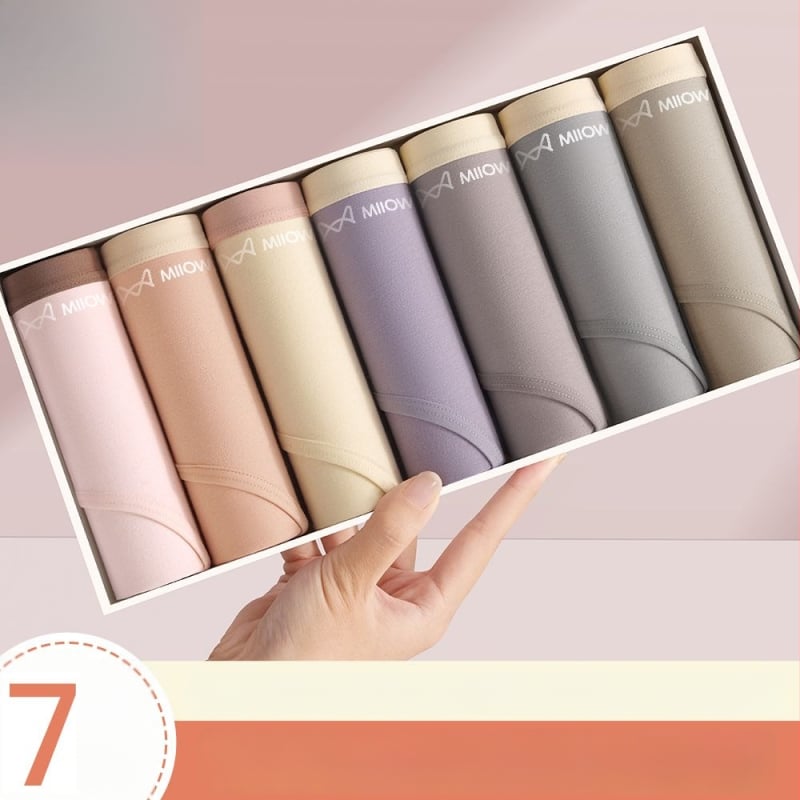 Női antibakteriális pamut alsónemű középmagas derékkal, légáteresztő pamut a lágyéknál, 90–95% pamut, kényelmes háromszög fazon