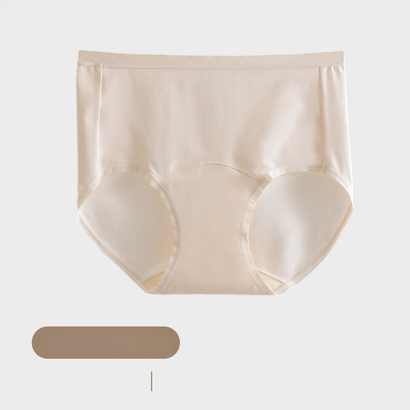 Дамски памучни бикини с средна талия — дишащи и антибактериални, плетена материя, основен състав 90–95% памук, подплата в чатала от памук