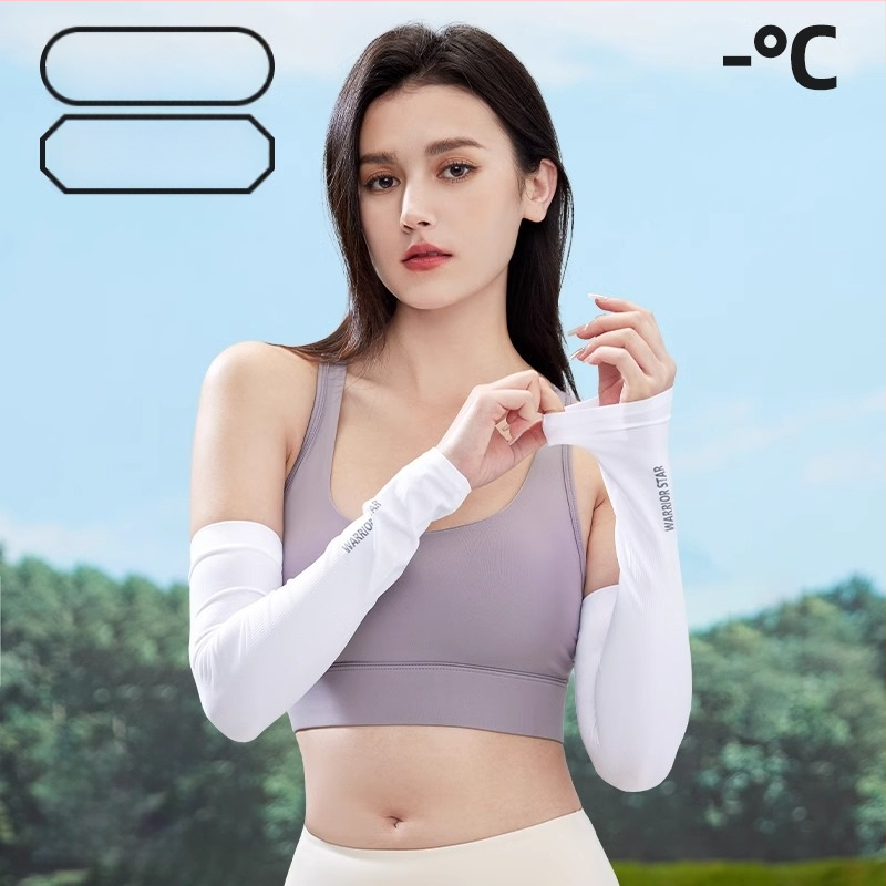 Unisex μανίκι βραχίονα για ποδηλασία με προστασία UV και ψύξη Ice Silk, νάιλον ύφασμα (81–95% περιεκτικότητα σε νάιλον)