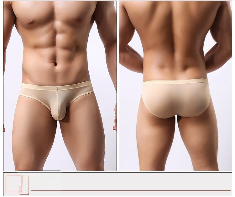 Meeste ice silk aluspüksid U‑convektsiooni disainiga, hingavad, lihtsa kudumisega kangas, peamine materjal Nylon 80–90%