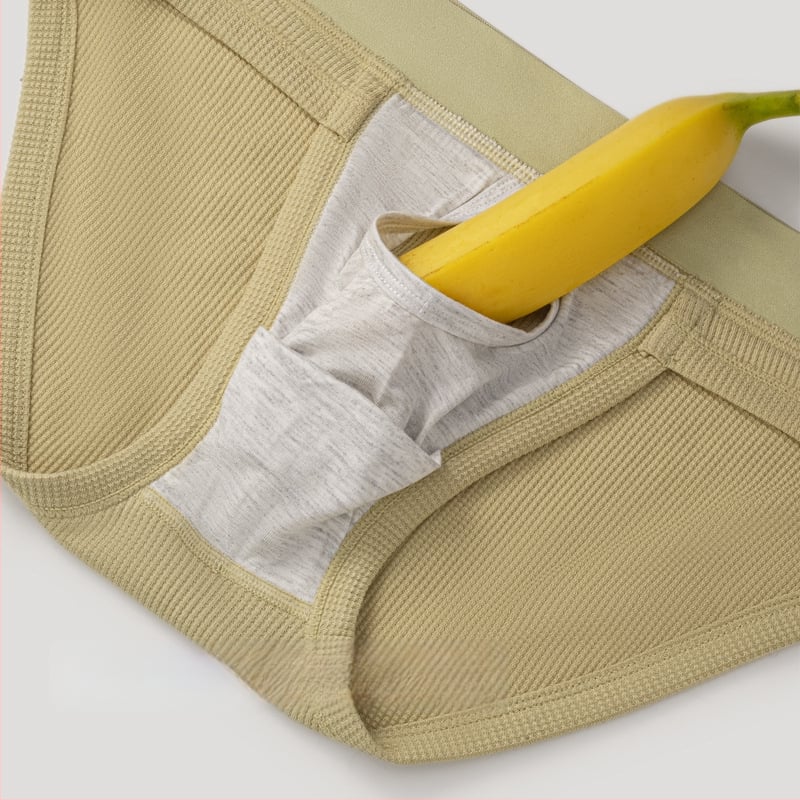 Meeste aluspüksid vahvlipuuvillast, hingavad, kõrge elastus, kootud materjal, ühestooniline muster