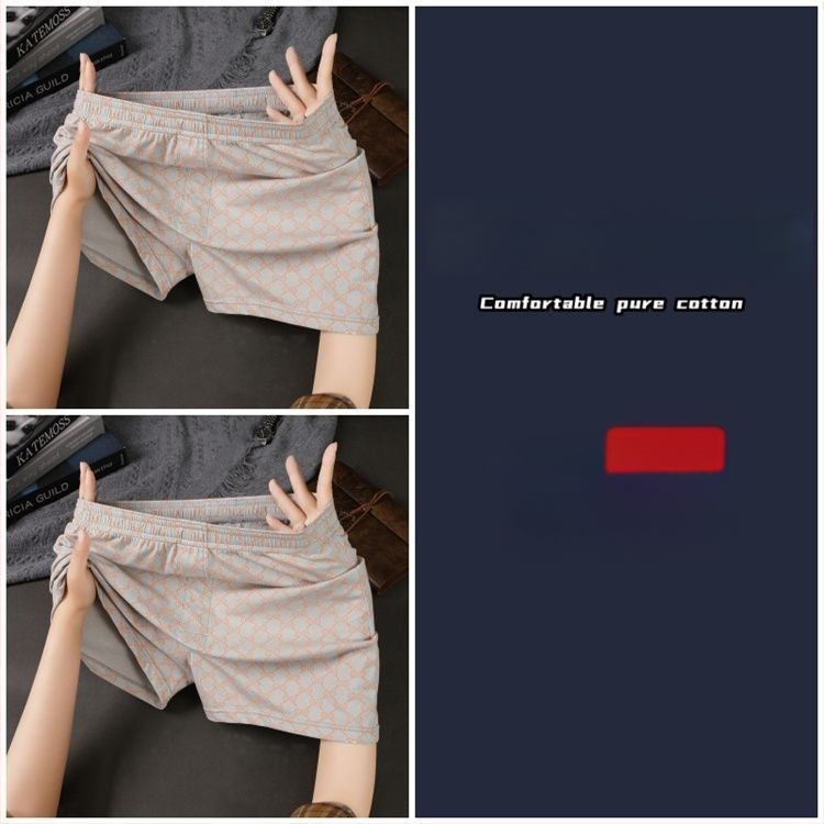 Meeste puuvillased bokserid, hingavad, keskmise kõrgusega vöökoht, 90–95% puuvill, kevadhooajaks