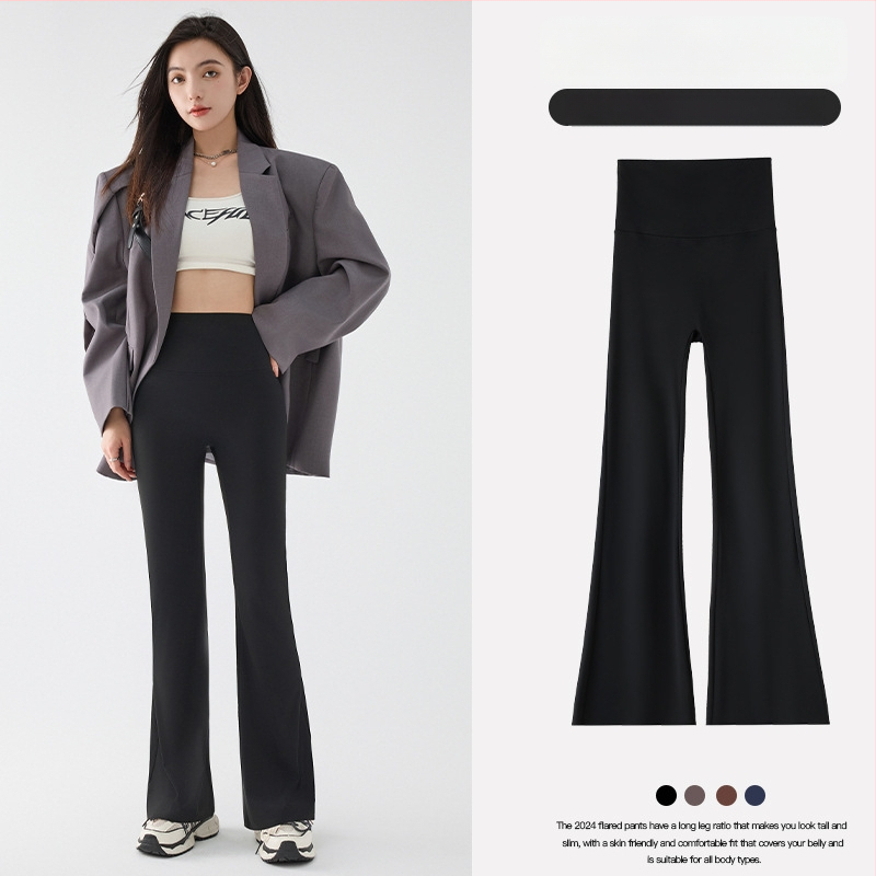 Sieviešu bikses ar polārai odere, ar nedaudz izstieptu siluetu, neilona–spandex maisījums (70-80% neilona, <30% spandex), bieza un silta, 3D raksts