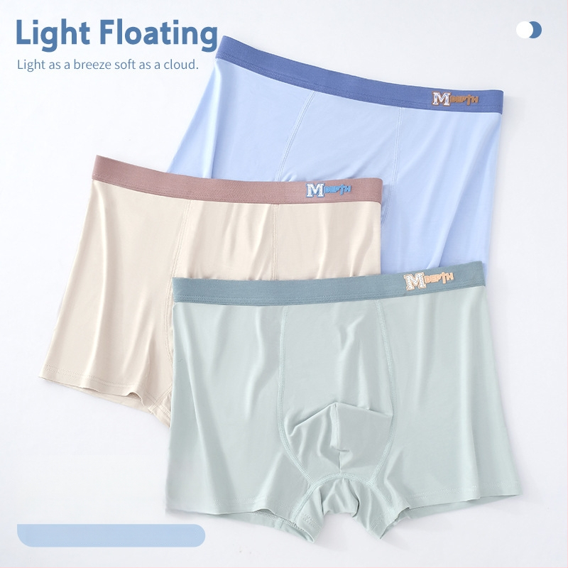 Modal vyrų apatiniai – kvėpuojantys, antibakteriniai, megzti, vidutinės talijos