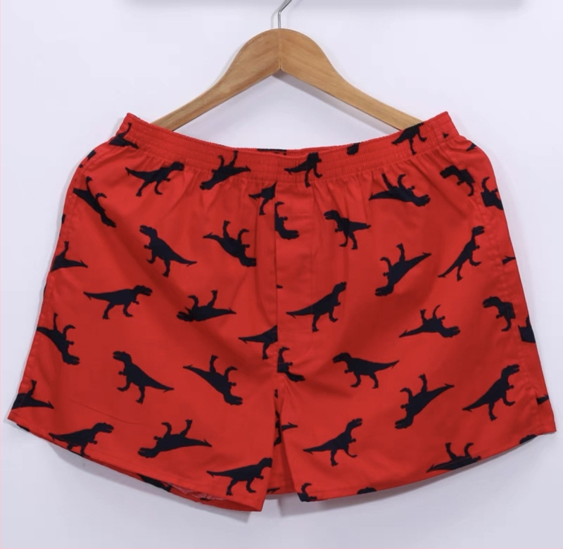 Vyriniai medvilniniai bokseriai, kvėpuojantys, vidutinio liemens, austas audinys, 100% medvilnė