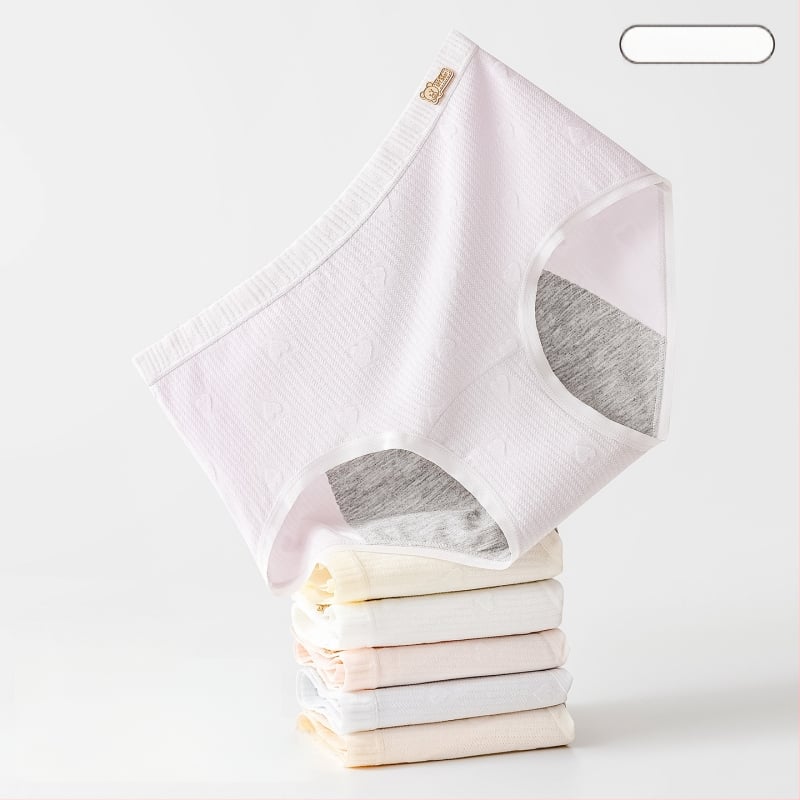 Női menstruációs alsó, magas derekú, fő anyag 94% pamut, intim zóna 100% pamut, szivárgás elleni védelem, egyszínű