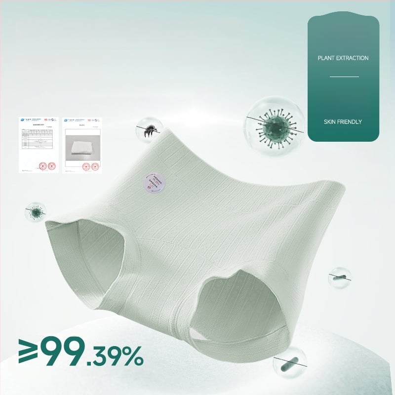 Női pamut alsónemű antibakteriális funkcióval, magas derekú, jacquard szövésű, fő anyag 90-95% pamut, ágyéki rész 100% pamut