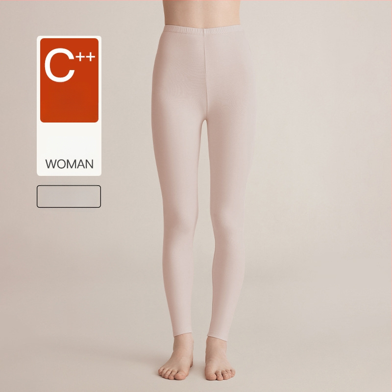 Moterų medvilnės pamatas komplektas: topas su pusiau aukštu kaklu ir ilgomis rankovėmis bei ilgos kelnės, 90–95% medvilnė, 181–200 g/m², šilta, anti-statistinė, anti-piling, vieno sluoksnio