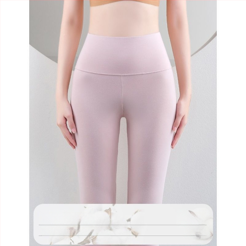 Moterų medvilnės pamatas komplektas: topas su pusiau aukštu kaklu ir ilgomis rankovėmis bei ilgos kelnės, 90–95% medvilnė, 181–200 g/m², šilta, anti-statistinė, anti-piling, vieno sluoksnio