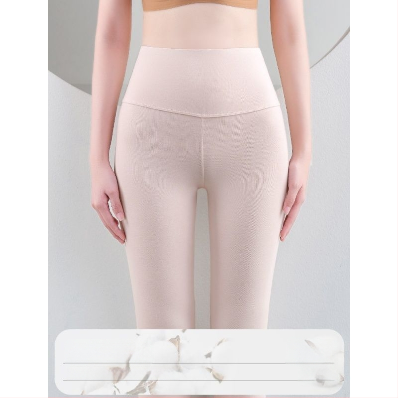 Moterų medvilnės pamatas komplektas: topas su pusiau aukštu kaklu ir ilgomis rankovėmis bei ilgos kelnės, 90–95% medvilnė, 181–200 g/m², šilta, anti-statistinė, anti-piling, vieno sluoksnio