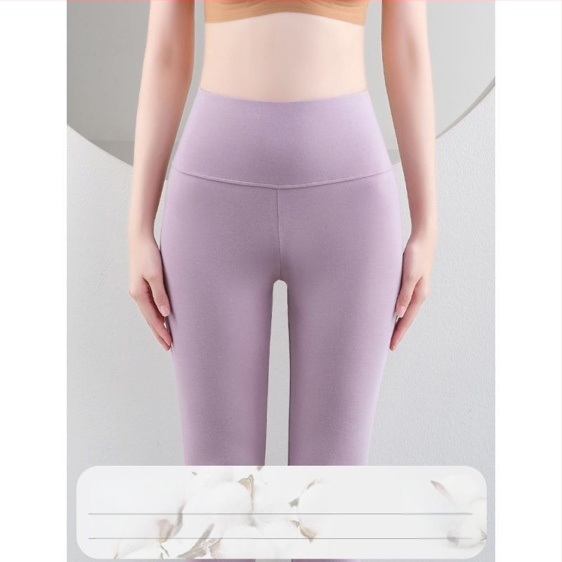 Moterų medvilnės pamatas komplektas: topas su pusiau aukštu kaklu ir ilgomis rankovėmis bei ilgos kelnės, 90–95% medvilnė, 181–200 g/m², šilta, anti-statistinė, anti-piling, vieno sluoksnio