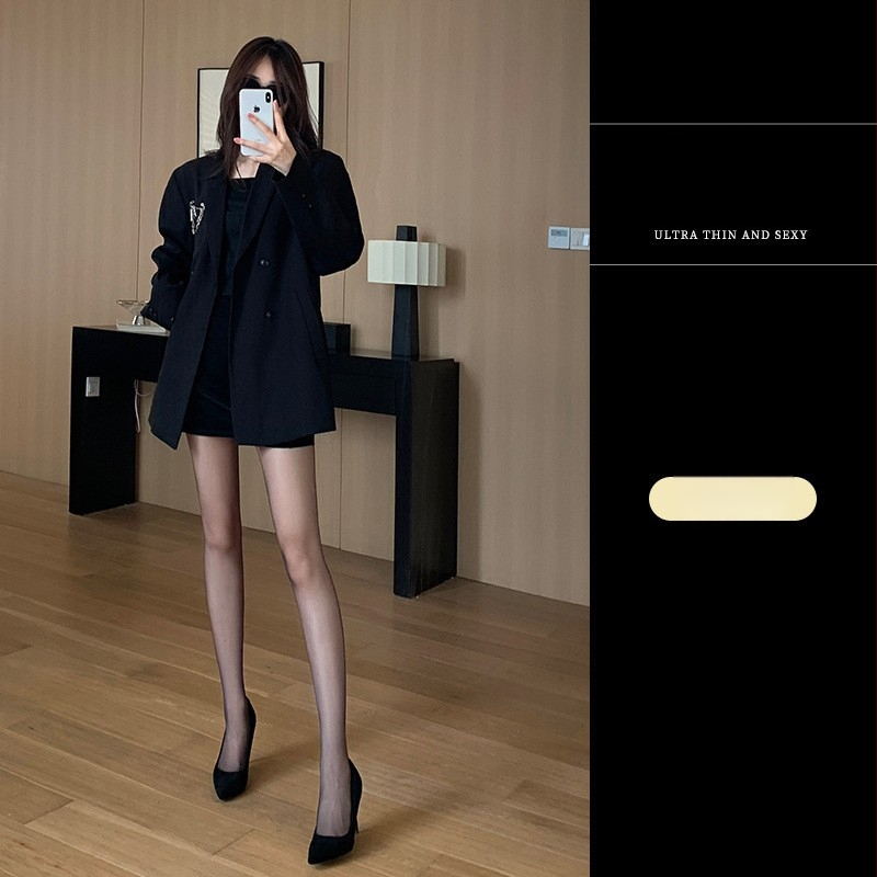 Dresuri ultrafine, transparente, cu Lycra Spandex, velur, ridicare șolduri, modelare, absorbția transpirației, anti-snag