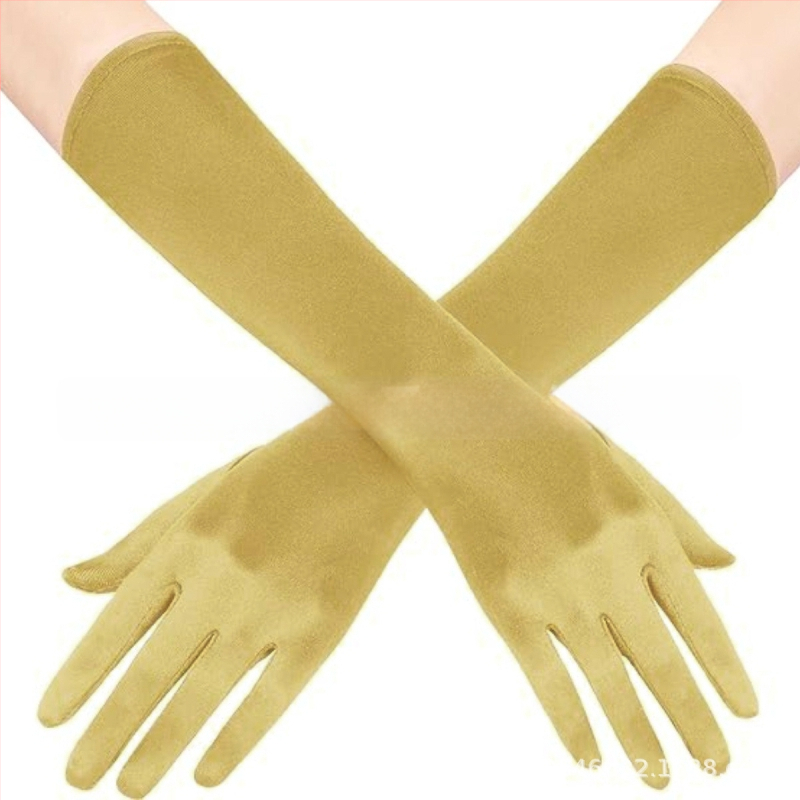 Cosplay pirštinės iš audinio, rankų darbas, 1920-ųjų stilius, kostiumo aksesuaras