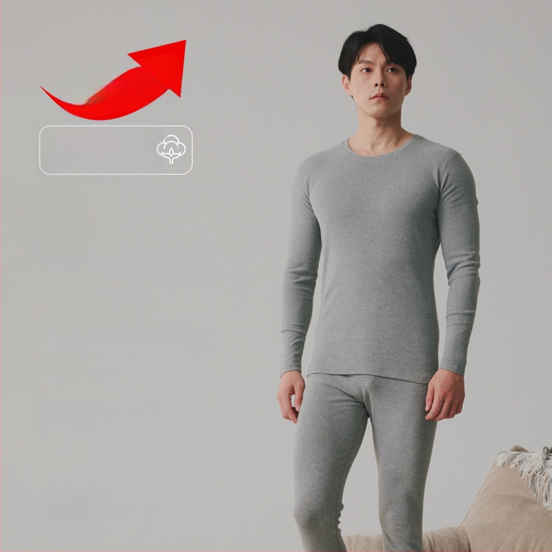 Terminis pagrindinis komplektas porai: ilgomis rankovėmis viršutinė dalis ir kelnės, 90–95% medvilnė, storis 251–300 g/m², antibakterinis, šiltas, ruduo 2024