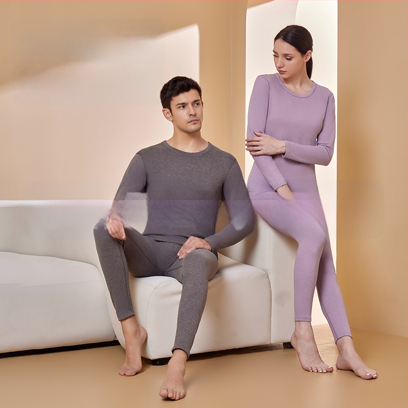 Unisex terminis apatinių drabužių komplektas baziniam sluoksniui — kvėpuojantis, kūno formavimas, elastingumas, išlaiko šilumą, be siūlių, poliesterio pluoštas 201–250 g/m²