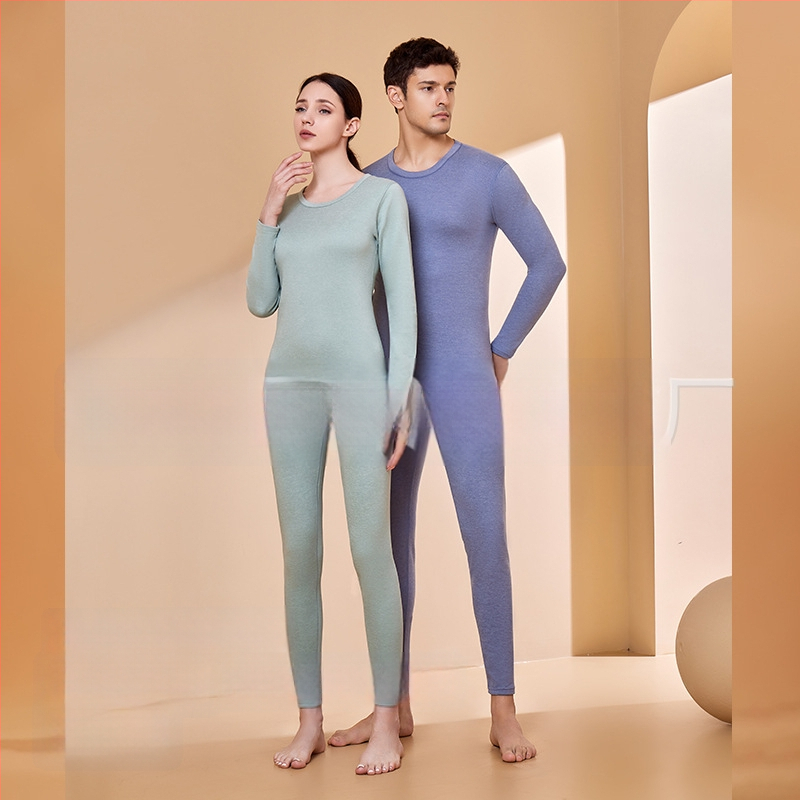 Unisex terminis apatinių drabužių komplektas baziniam sluoksniui — kvėpuojantis, kūno formavimas, elastingumas, išlaiko šilumą, be siūlių, poliesterio pluoštas 201–250 g/m²