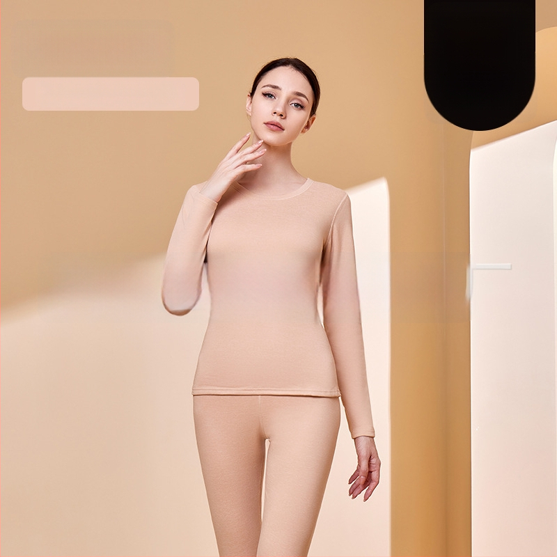 Unisex terminis apatinių drabužių komplektas baziniam sluoksniui — kvėpuojantis, kūno formavimas, elastingumas, išlaiko šilumą, be siūlių, poliesterio pluoštas 201–250 g/m²