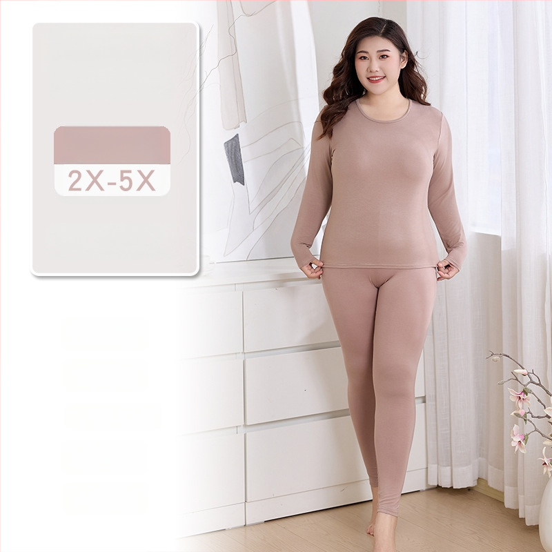 Moterų rudens termo komplektas iš Modal (viskozės), pagrindinis audinys 95% Modal, įdaila Modal 90%, plonas, siauras kirpimas, pagrindinis sluoksnis