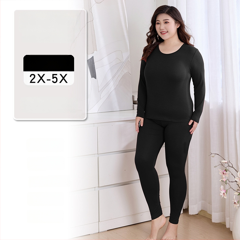 Moterų rudens termo komplektas iš Modal (viskozės), pagrindinis audinys 95% Modal, įdaila Modal 90%, plonas, siauras kirpimas, pagrindinis sluoksnis