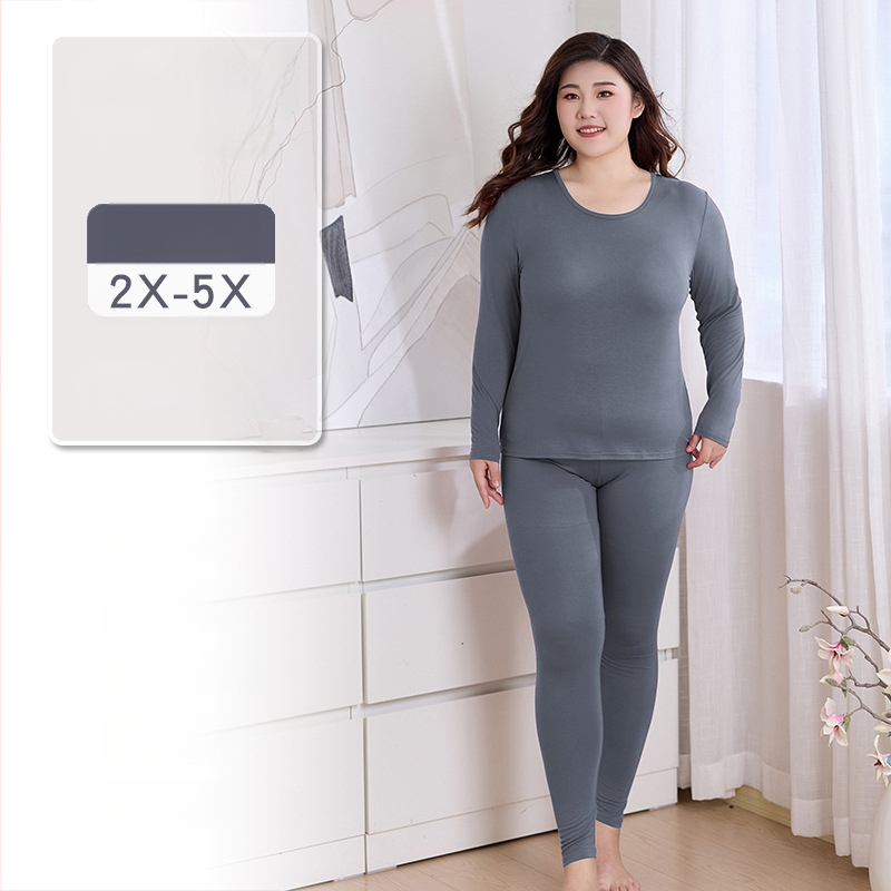 Moterų rudens termo komplektas iš Modal (viskozės), pagrindinis audinys 95% Modal, įdaila Modal 90%, plonas, siauras kirpimas, pagrindinis sluoksnis