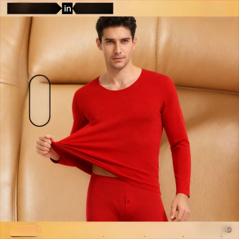 Unisex kasmyro terminis apatinis komplektas – fliso pamušalas, antibakterinis ir šildojošas; dviejų sluoksnių be siūlių viršūnė su apvaliu kaklu ir ilgomis rankovėmis, kelnės