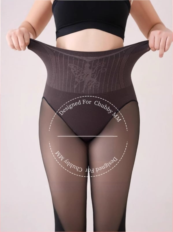 Zeķubikses ar flīsu ododu, neilona 70-80%, Spandex <30%, vienkrāsainas, siltas