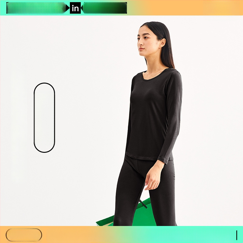 Combed Cotton terminis bazinis komplektas – antibakterinis, išlaiko šilumą, anti-pilling, apvalus kaklo iškirpimas, be siūlių, 3/4 ilgio kelnes