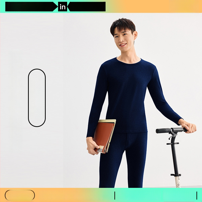 Combed Cotton terminis bazinis komplektas – antibakterinis, išlaiko šilumą, anti-pilling, apvalus kaklo iškirpimas, be siūlių, 3/4 ilgio kelnes