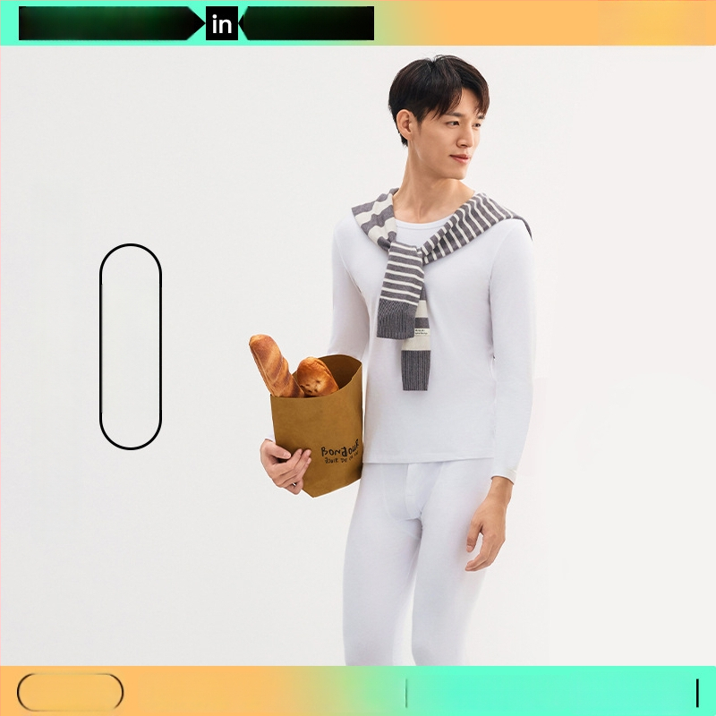 Combed Cotton terminis bazinis komplektas – antibakterinis, išlaiko šilumą, anti-pilling, apvalus kaklo iškirpimas, be siūlių, 3/4 ilgio kelnes